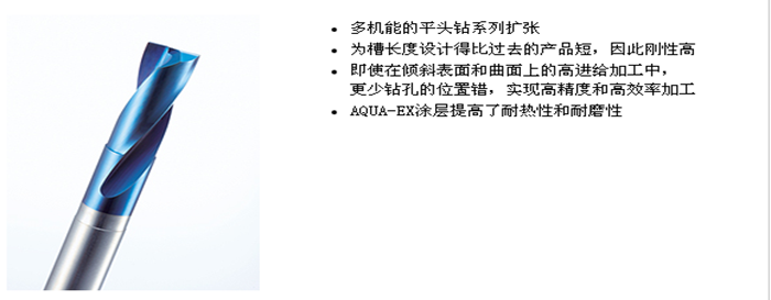 AQUA EX 平頭鉆 短刃型