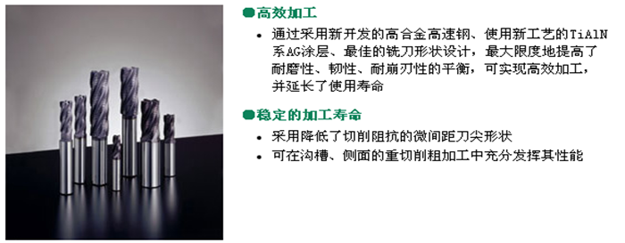 AG銑刀粗加工