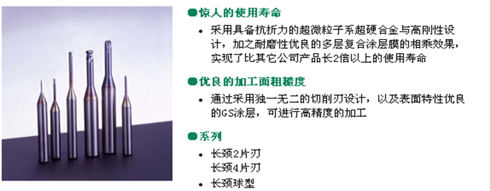 GS 立銑刀 長頸型