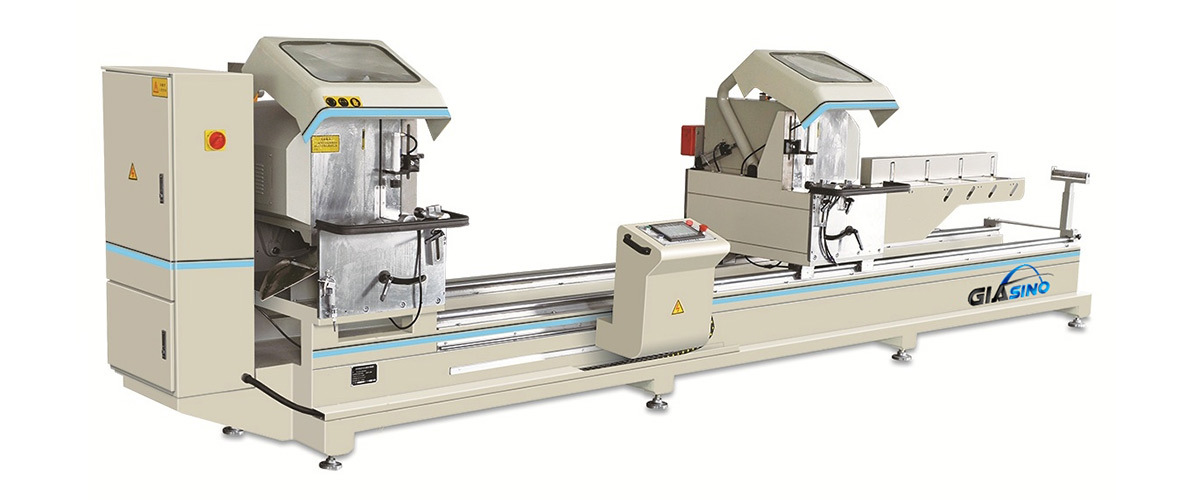 Алюминиевый профиль CNC двухголовочная пила для резки