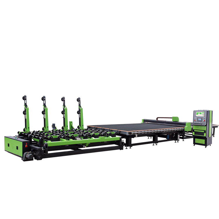 خط قطع الزجاج CNC 4228 آلة قطع الزجاج 3826 تقدم إلى الهند