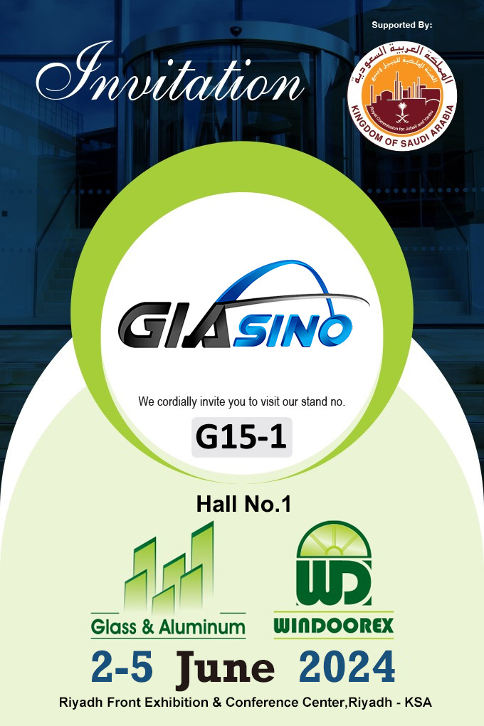 Компания Glasino примет участие в выставке Saudi Glass Fair 2024, которая пройдёт со 2 по 5 июня 2024 года. Номер нашего стенда – ЗАЛ №1 G15-1. Надеюсь увидеть тебя там!