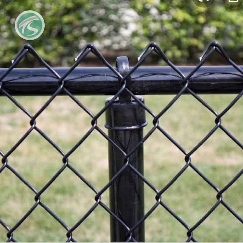 8 Foot Galvanized Chain Link Fencing Price Diamond Mesh Cyclone Wire Rolls For Boundary