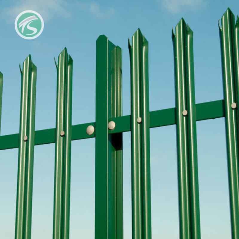 Best Quality High Security Hot Dipped Galvanized Steel Palisade Fence Designs