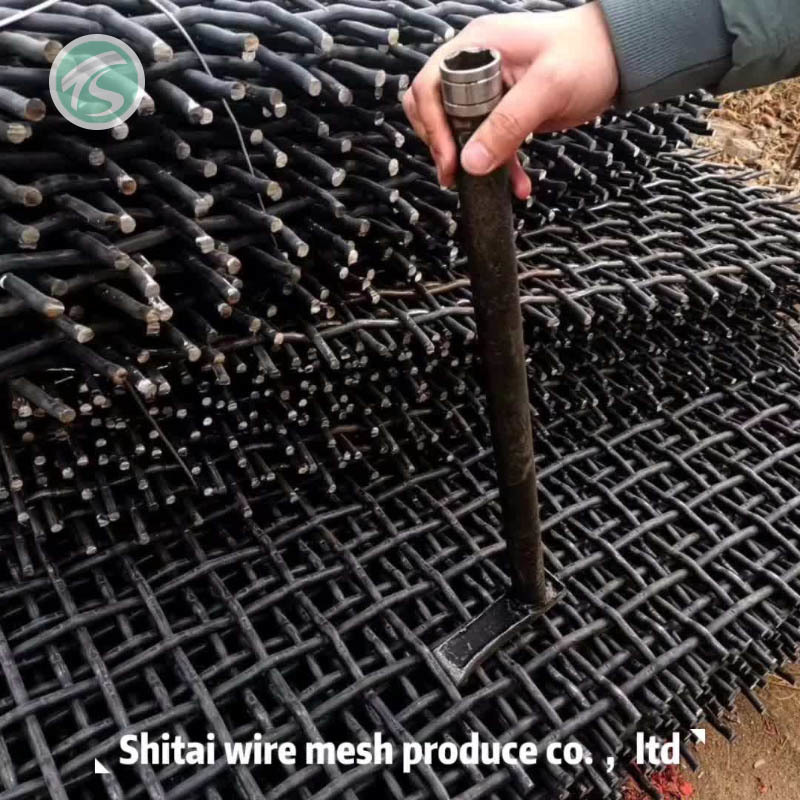 High Quality 65mn Factory Vibrating Screen Panel Mesh For Aggregates Screening