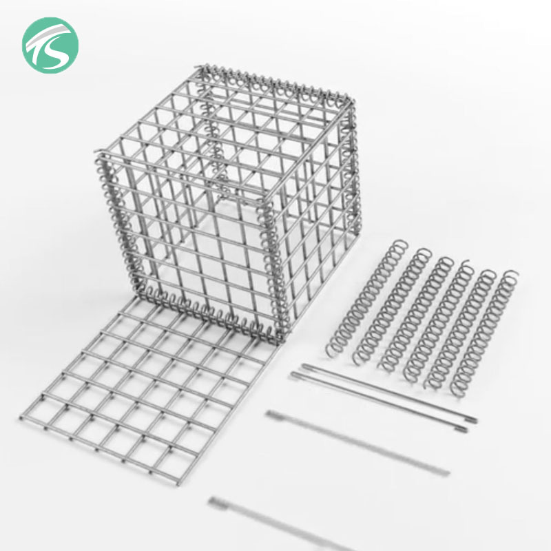 Gabion Baskets Galvanized Wire And Zinc Coated Welded Galvanized Gabion Box