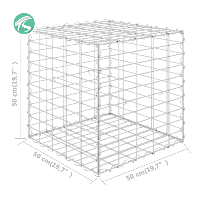 Easy Install Gabions 2x1x0.5m Reinforced Gabion Gabion Diy