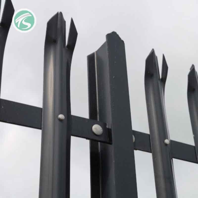 Best Quality Steel Residential Security Palisade Fence Triple Point Palisade Fence Palisade Fencing Prices