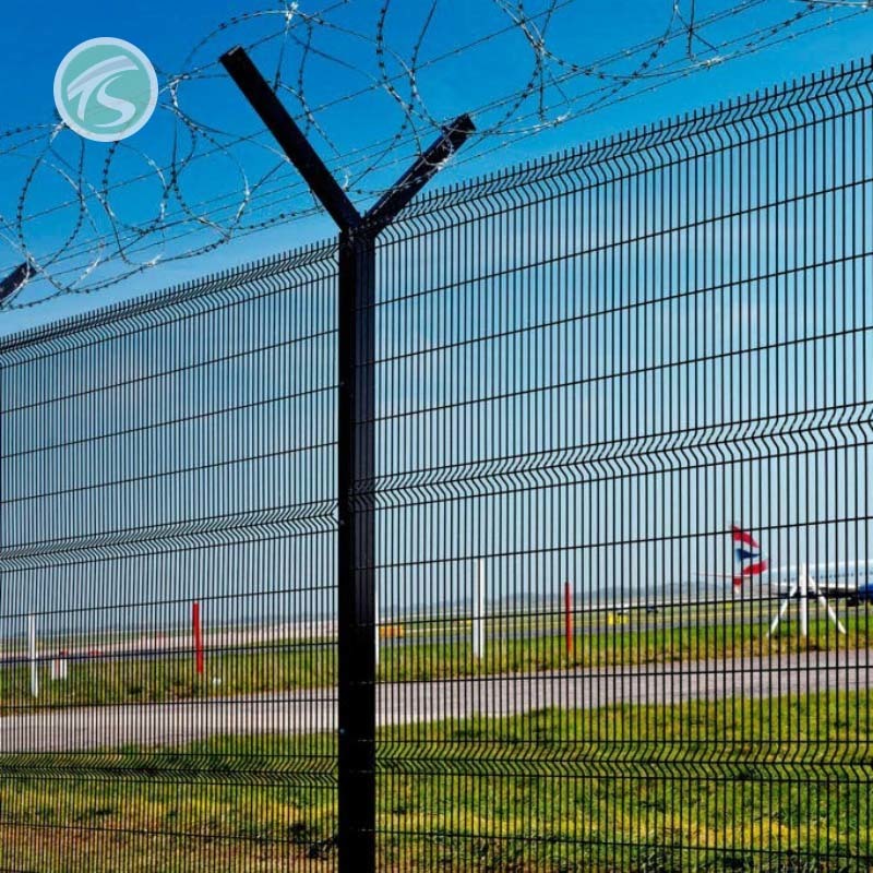 3D Curved Wiremesh Fence Protective Fence Clearvu Fence