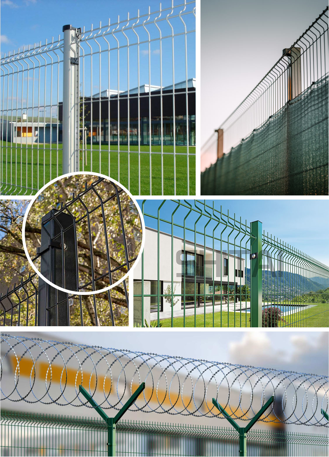 High Security 3D Curved Metal Steel Wire Fence Factory Price-Anping ...