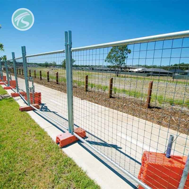 Construction Site Australia Temporary Fence Panel Galvanized Temporary Fence Temporary Fence Base