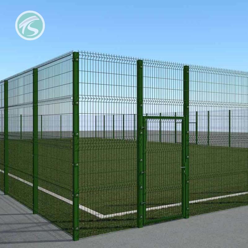 3D Iron Wire Mesh Fence Perimeter Fence Fences And Gates For Houses