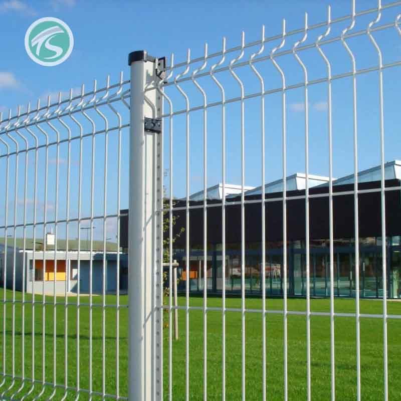 ISO 9001 China Manufacturer Powder Coated High Quality 3d Curved Fence Panel Triangle Bending Fence