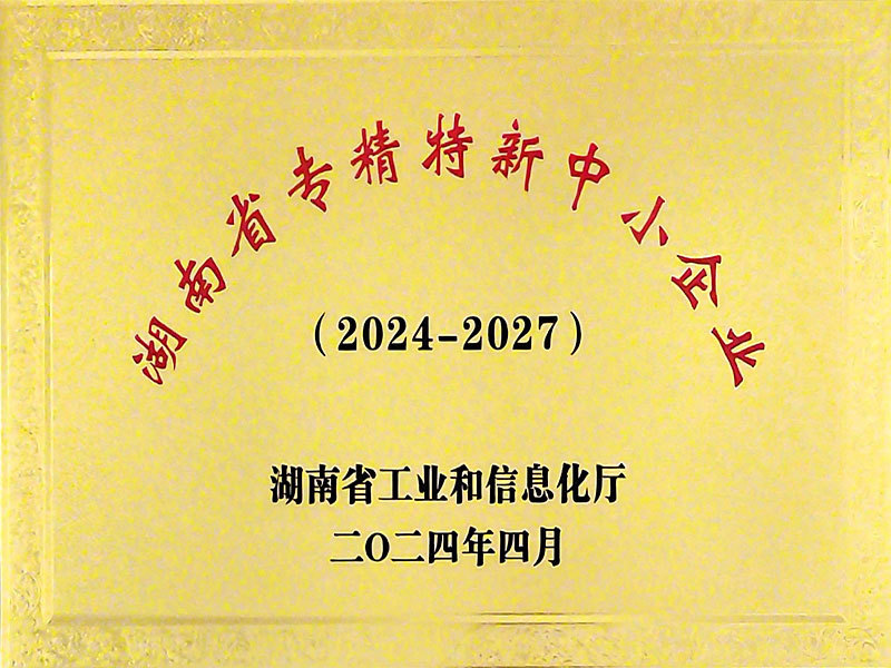 湖南省專精特新中小企業(yè)