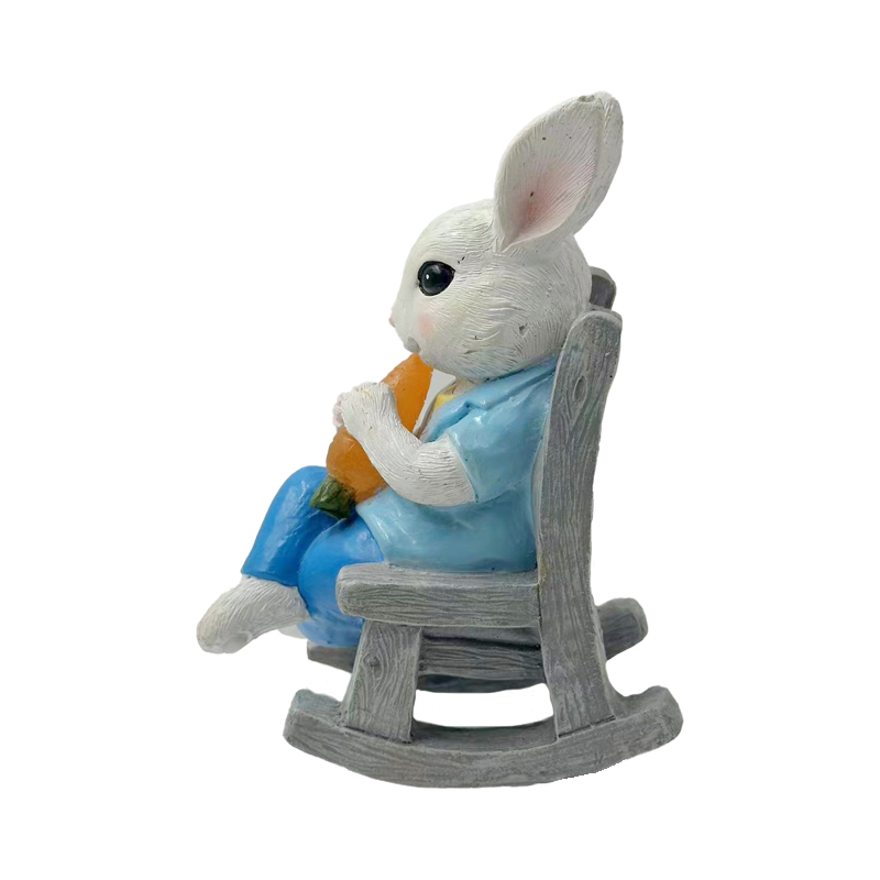 Rocking Rabbit Statue