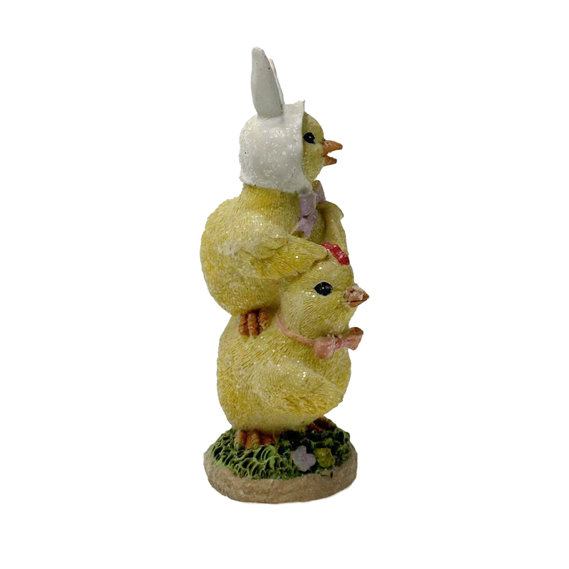 Two Cute Chick Sculpture