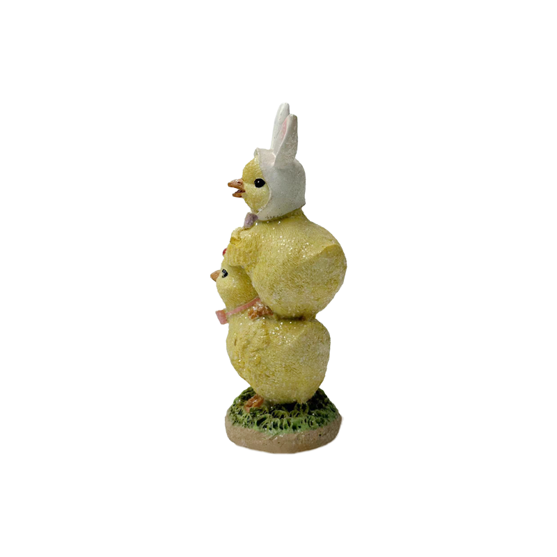 Two Cute Chick Sculpture