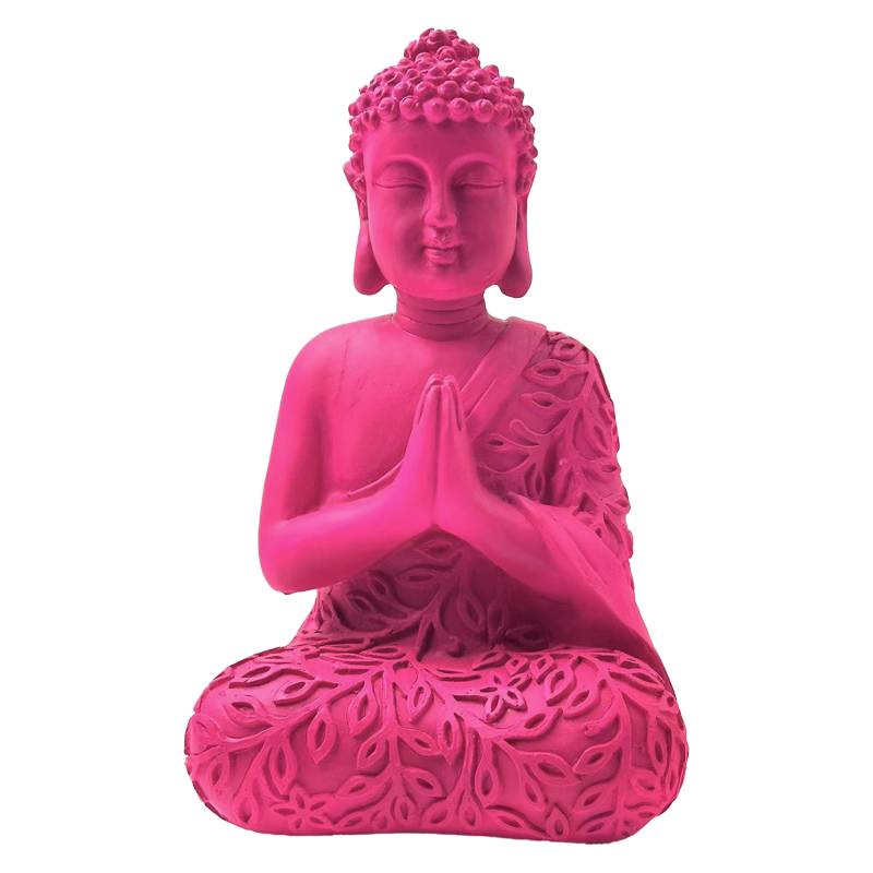 Pink Buddha Sculpture