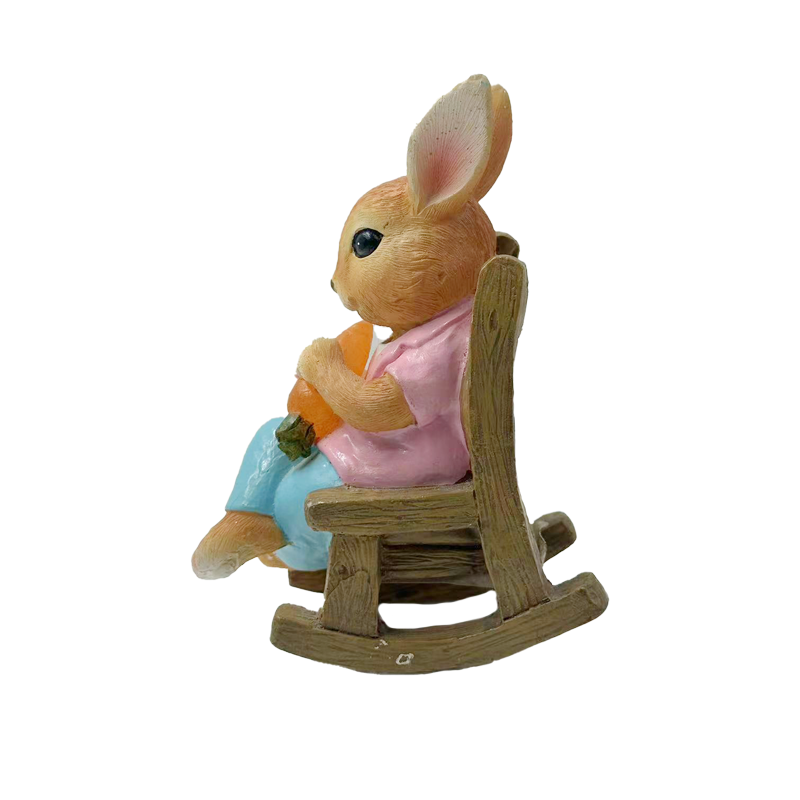 Rocking Rabbit Statue