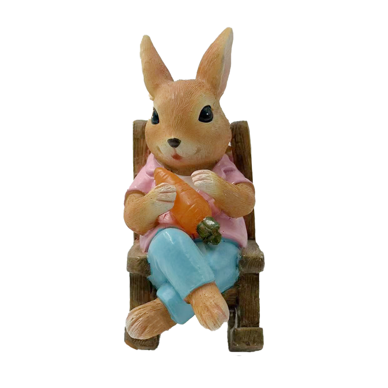 Rocking Rabbit Statue