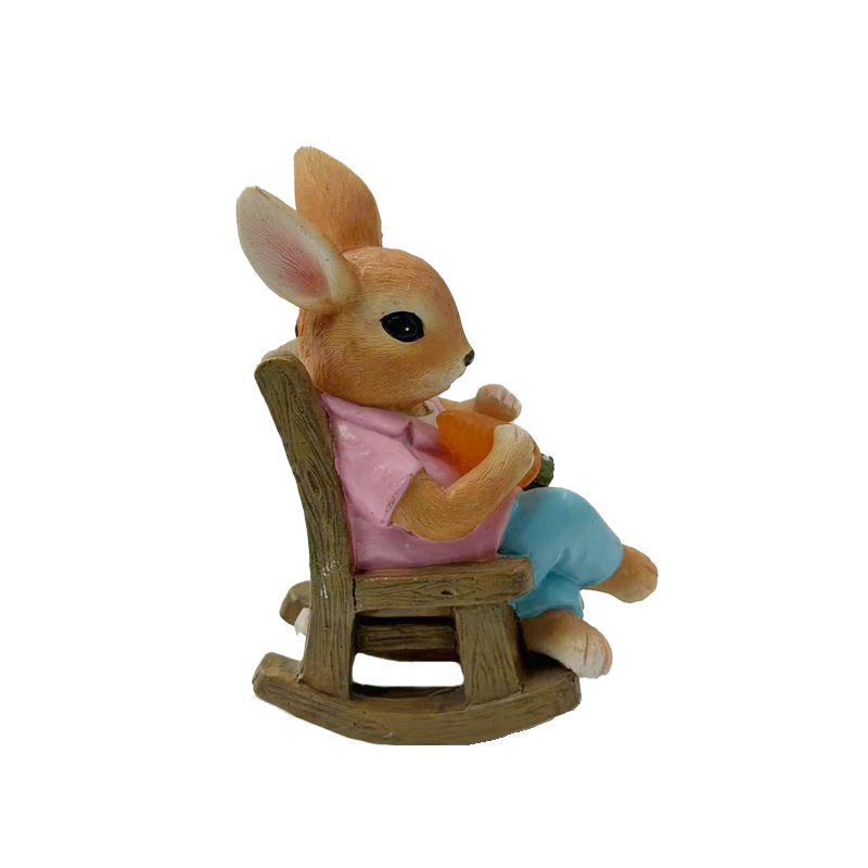 Rocking Rabbit Statue