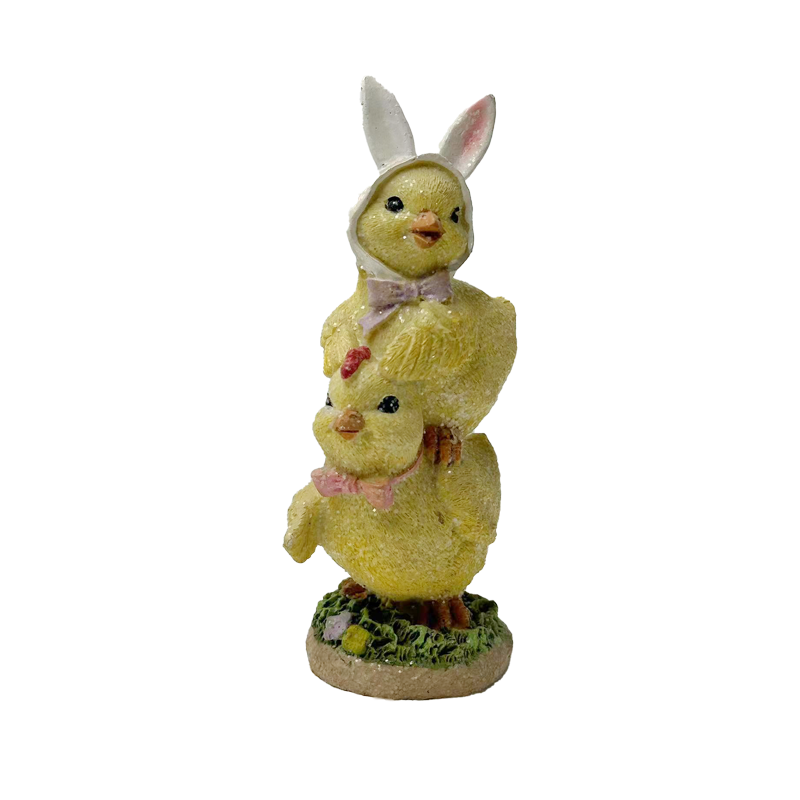 Two Cute Chick Sculpture