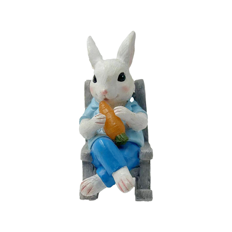 Rocking Rabbit Statue