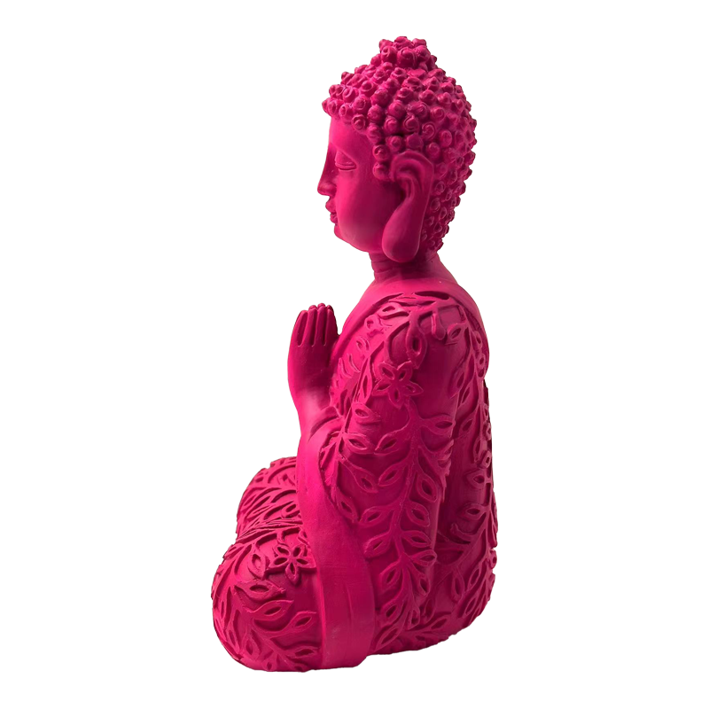 Pink Buddha Sculpture
