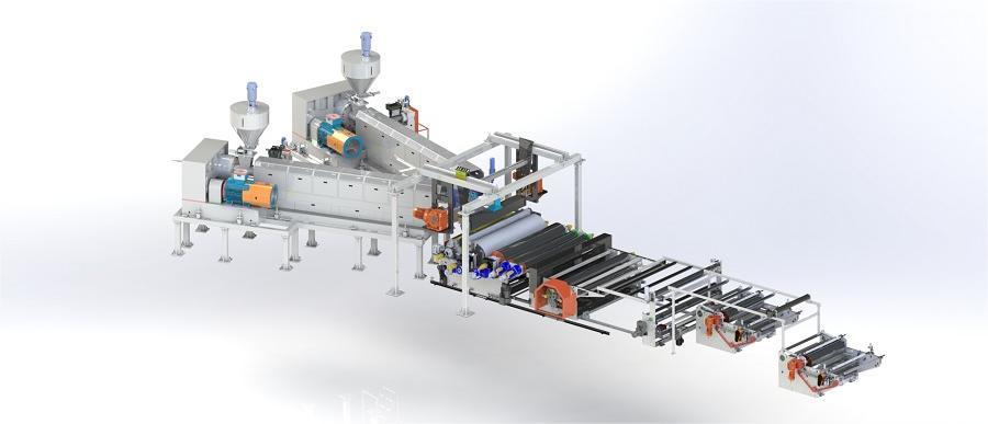 Sistemas de máquinas de extrusión de película EVA de encapsulación solar