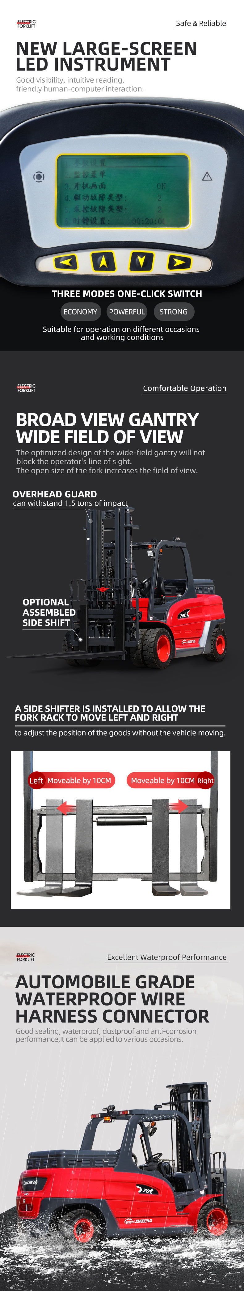 7.0T Car-type Counterbalanced Forklift