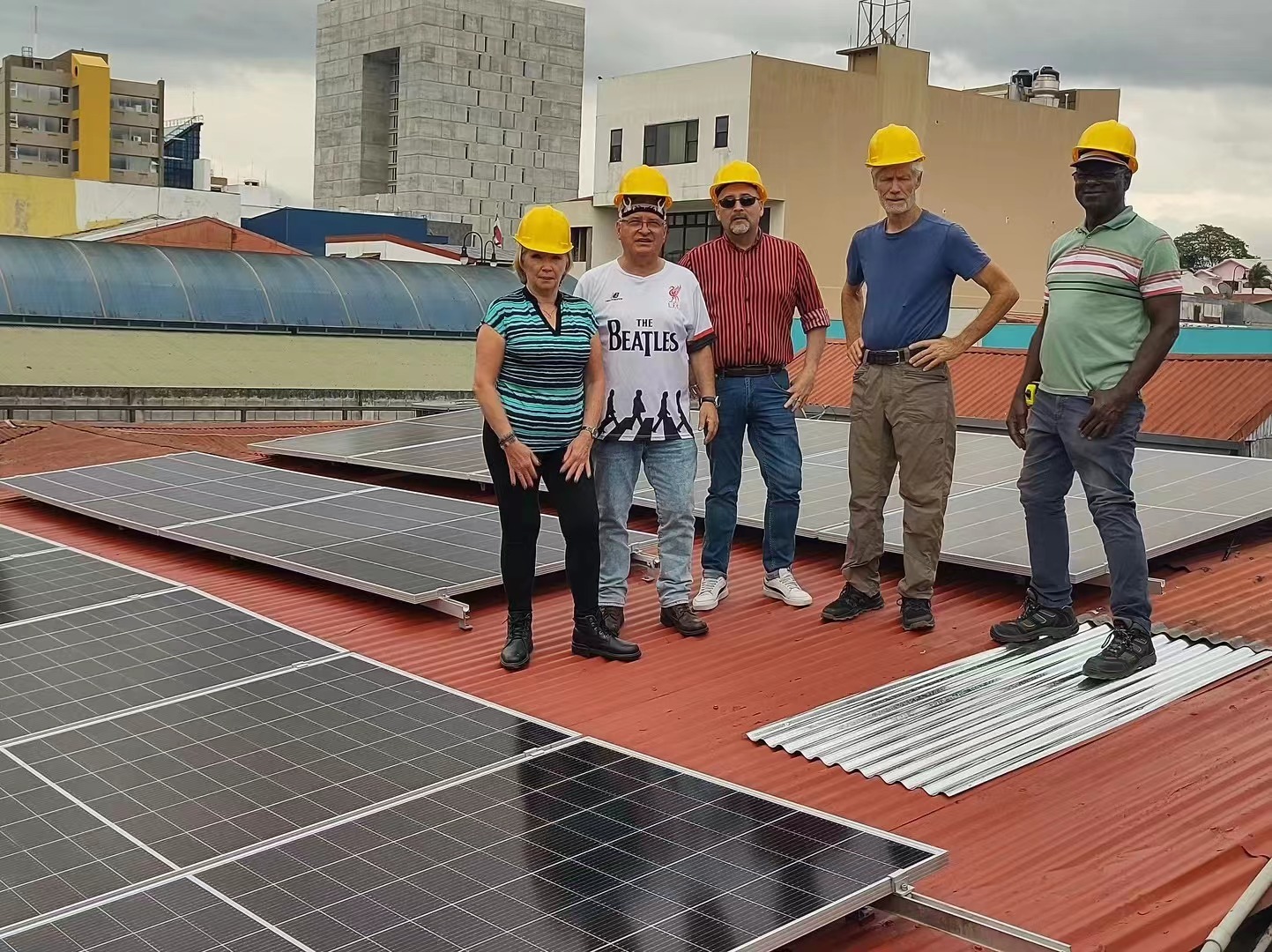 Gamko solar system in Costa Rica