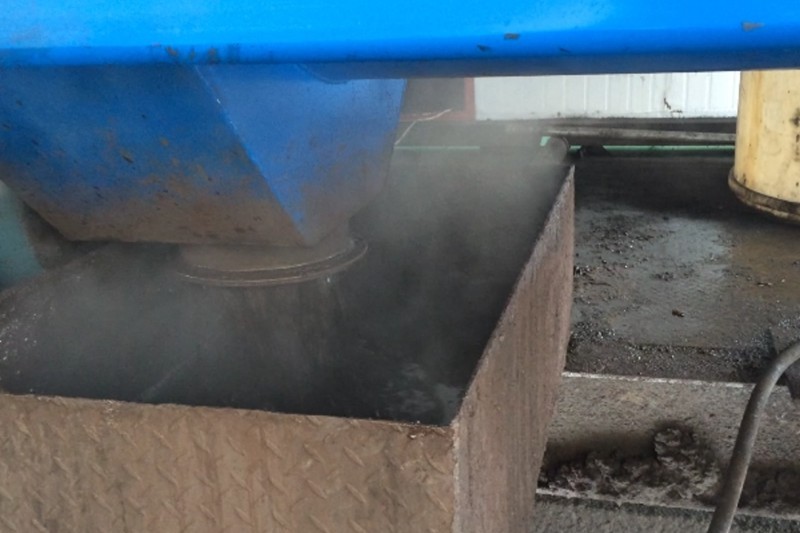 Sewage treatment in steel works