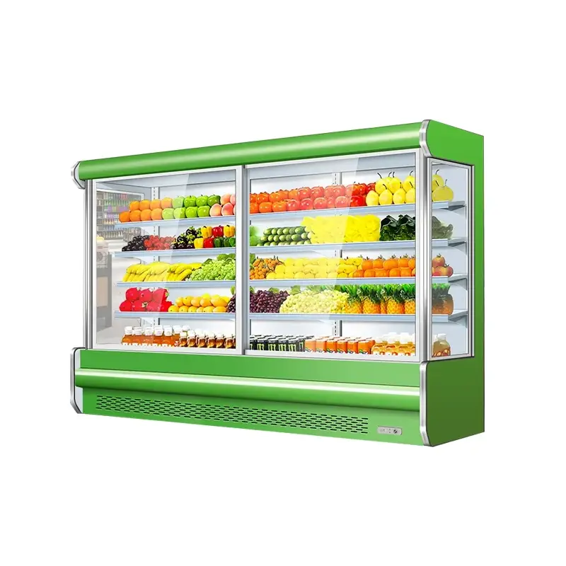 Sliding door air curtain refrigerator(1.2m/1.5m/1.8m/2.0m)