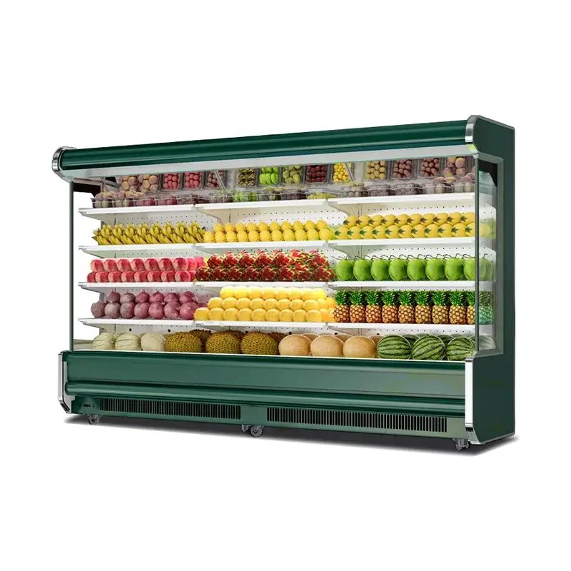 Open door split unit air curtain refrigerator(2.0m/2.5m/3.0m)