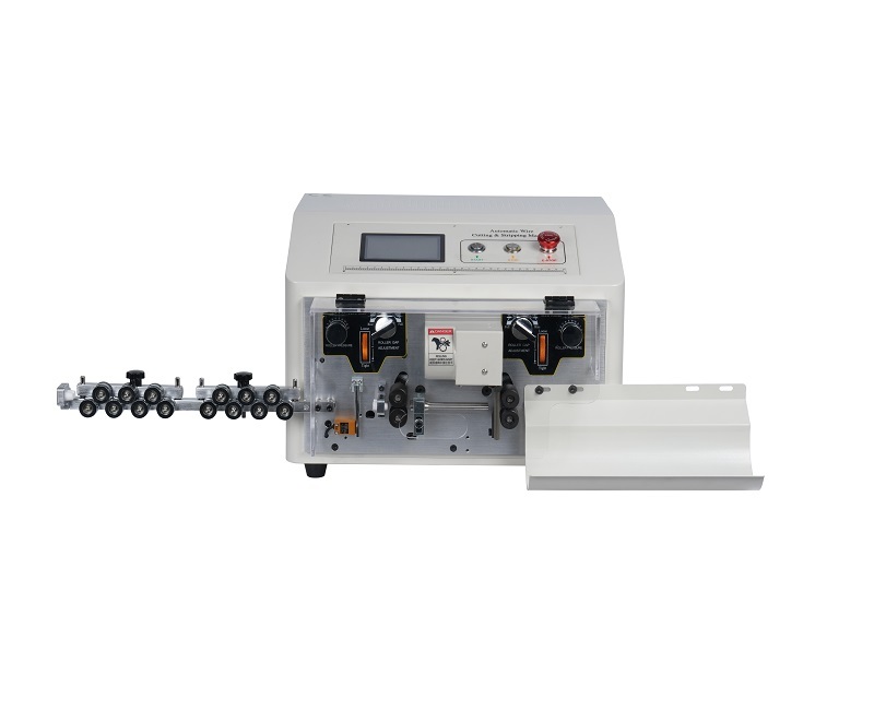 Double wire stripper with touch screen