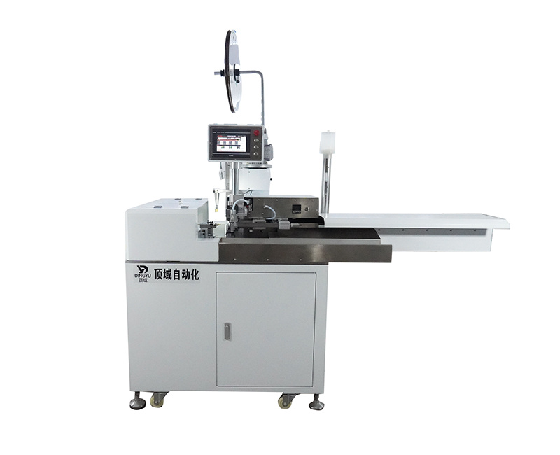 Fully automatic five-wire single-head terminal crimping & tin dipping machine(Move Parallel