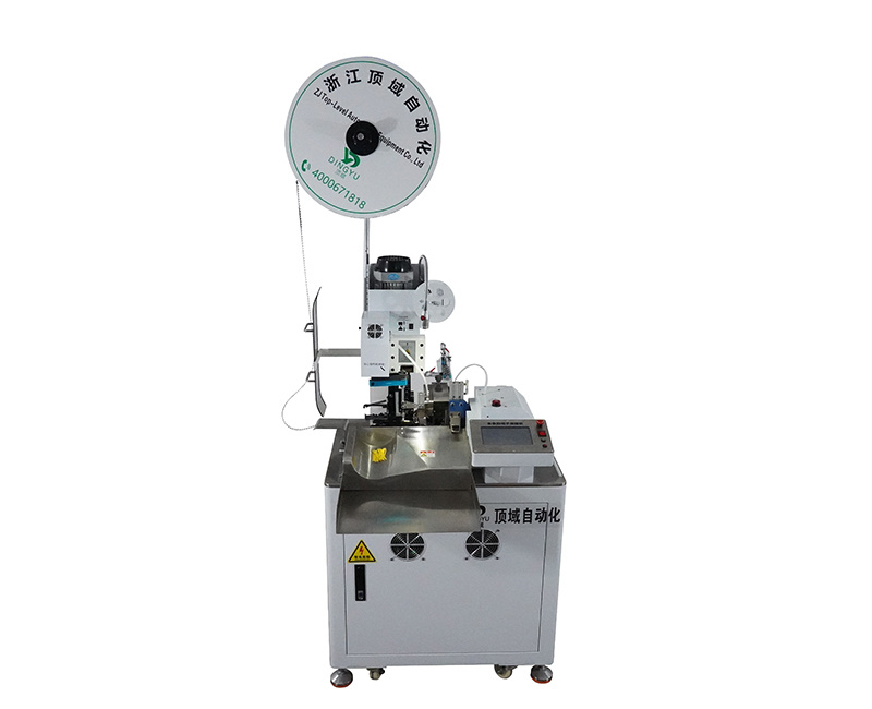 Fully automatic wire cutting&stripping&twisting&crimping terminal machine