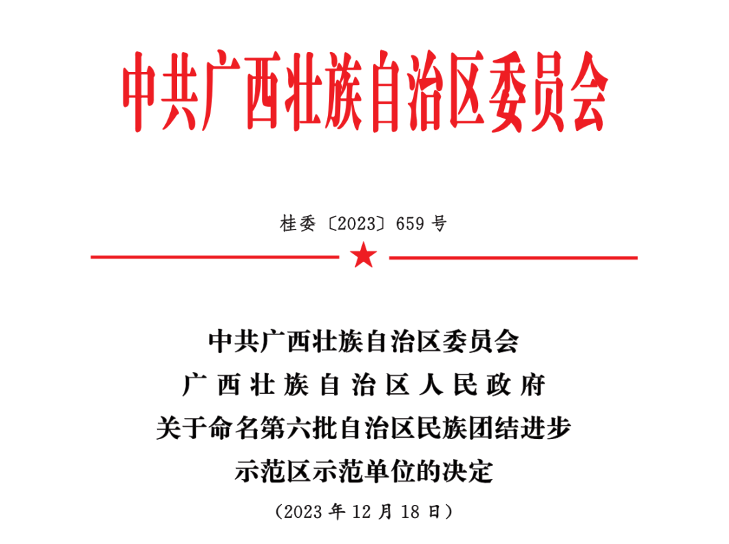 喜報|祥盛股份公司被命名為第六批自治區(qū)民族團結(jié)進步示范單位