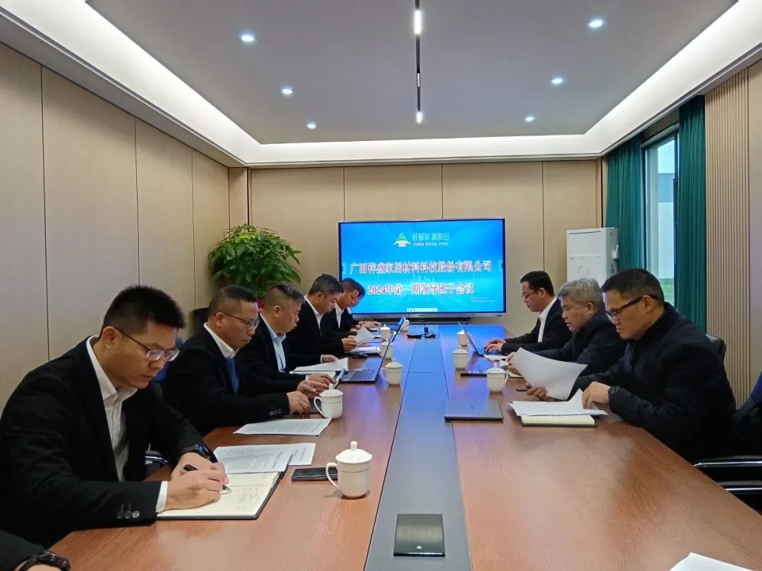 龐贊松主持召開2024年第一期公司領(lǐng)導班子擴大會議