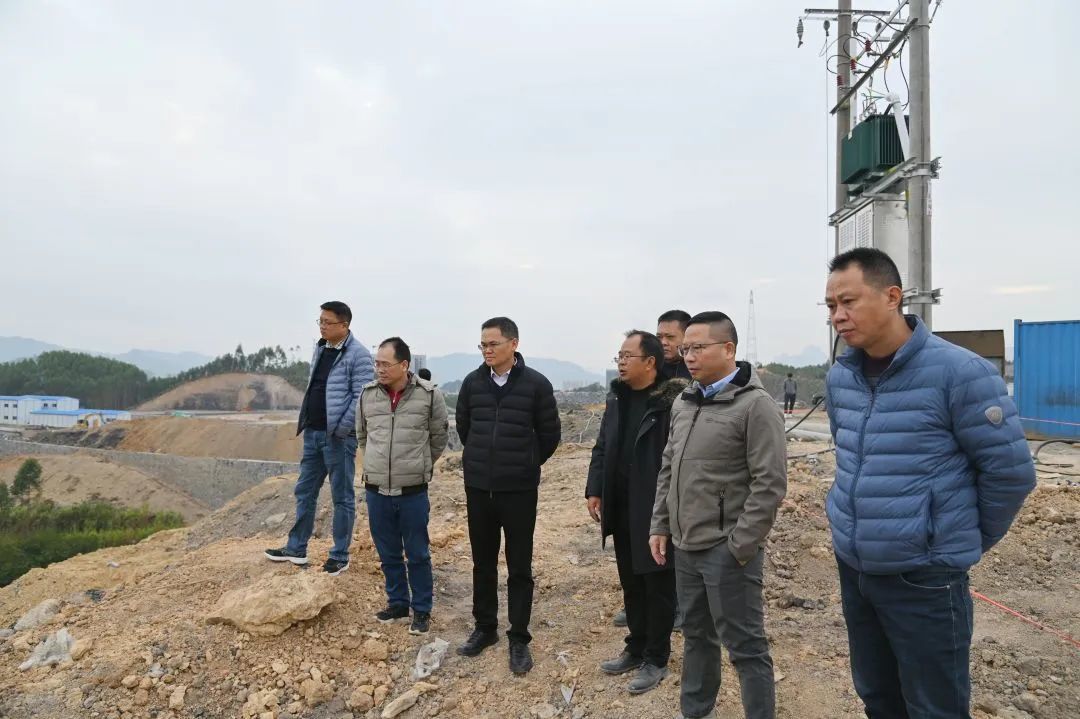 廖兵余指導環(huán)江項目建設