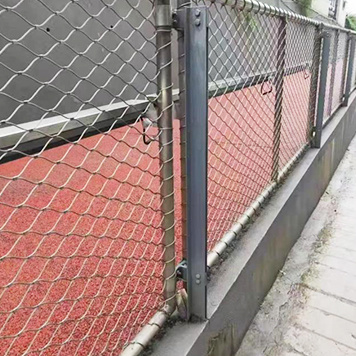 Architectural facade safety netting