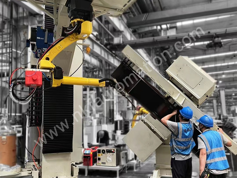 Two-axis L type positioner and inverted cantilever Two-axis L type positioner and inverted cantilever