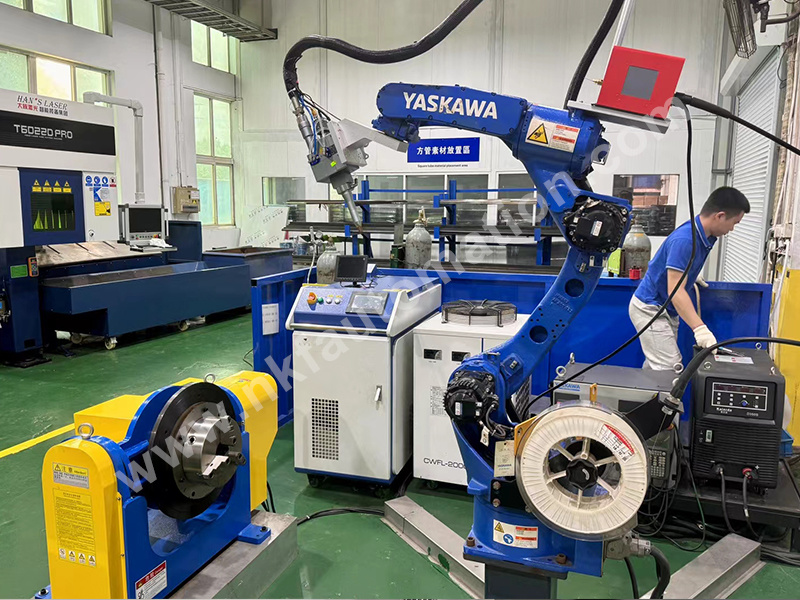Two-axis P type positioner supporting Yaskawa robot