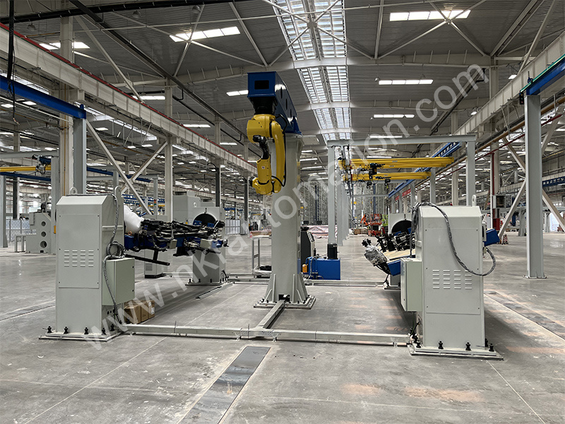 Fanuc Robots and Single-Axis Positioner and Inverted Cantilever Automatic Welding Engineering Machinery Products Fanuc Robots and Single-Axis Positioner and Inverted Cantilever Automatic Welding Engineering Machinery Products