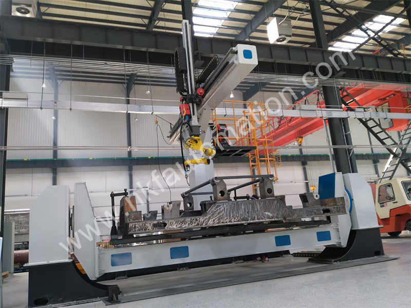 Fanuc Robot and Three-Axis Walking Gantry and Two-Axis U type Positoner Fanuc Robot and Three-Axis Walking Gantry and Two-Axis U type Positoner