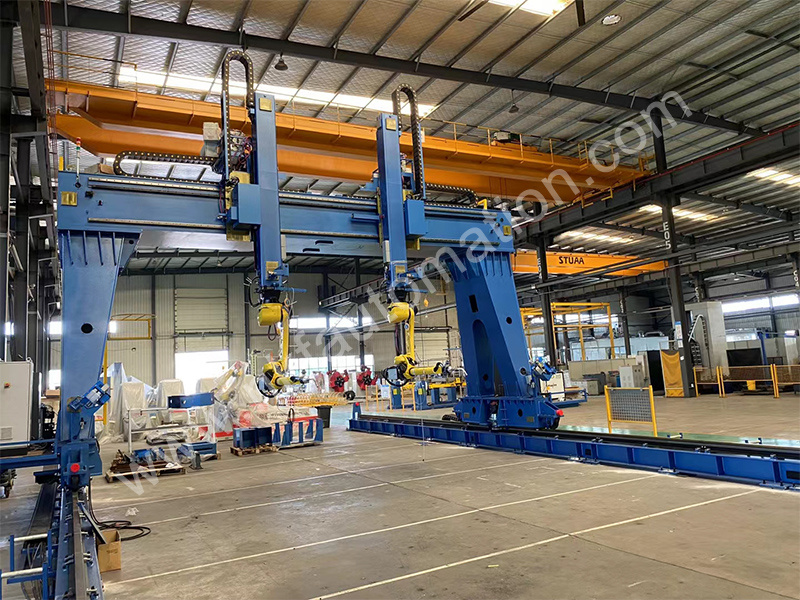 Fanuc Robots and Multi-Axis Walking Gantry Automatic Welding Steel Structure Fanuc Robots and Multi-Axis Walking Gantry Automatic Welding Steel Structure