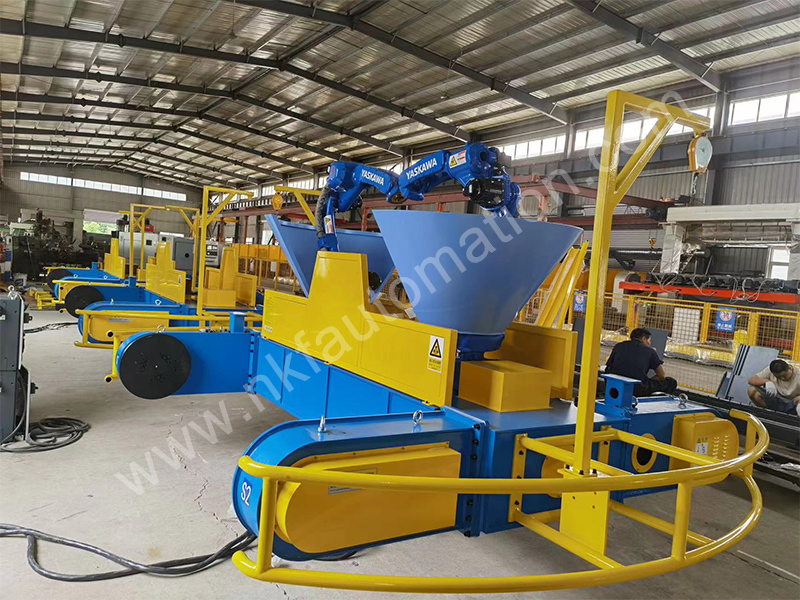 Yaskawa Welding Robot and Customized Three-Axis Horizontal Positioner Yaskawa Welding Robot and Customized Three-Axis Horizontal Positioner