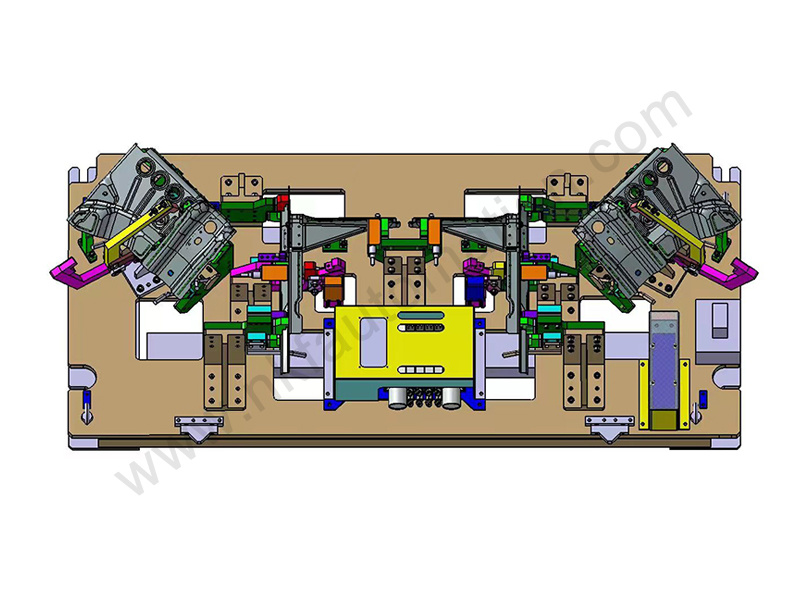 Arc welding fixtures in rail industry