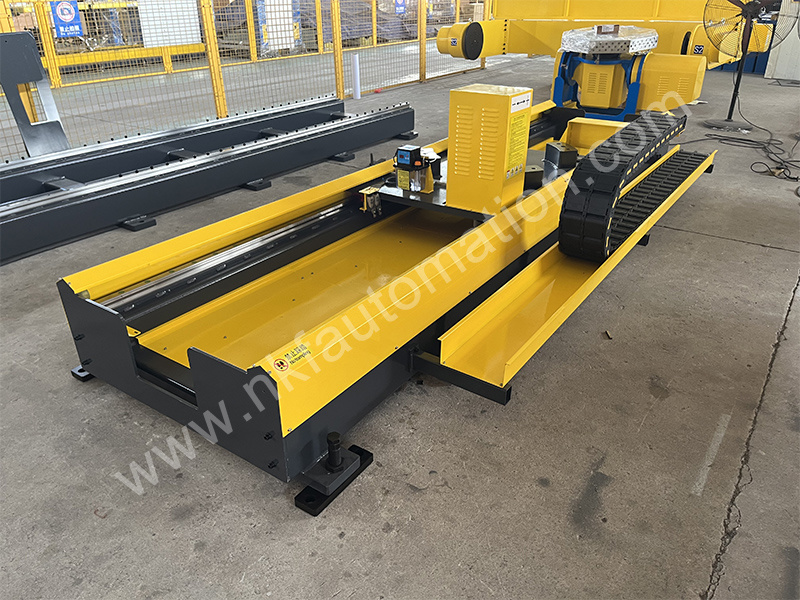 2T payload linear rail with drag chain outside 2T payload linear rail with drag chain outside