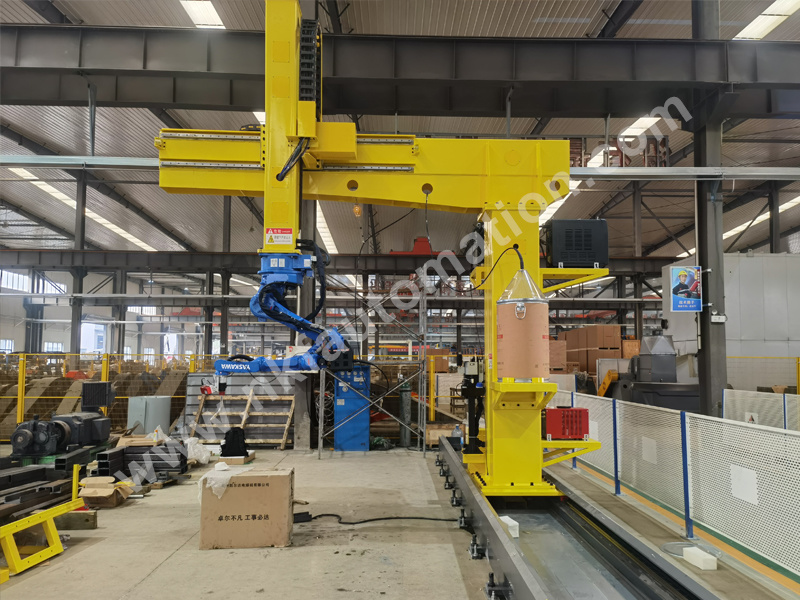 XYZ linear rails support Yaskawa welding robot XYZ linear rails support Yaskawa welding robot